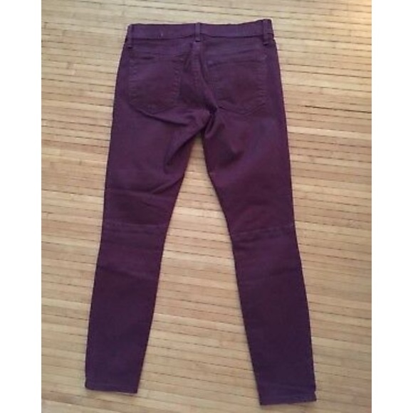 Gap 1969 coated vamp red skinny jeans - Picture 6 of 8